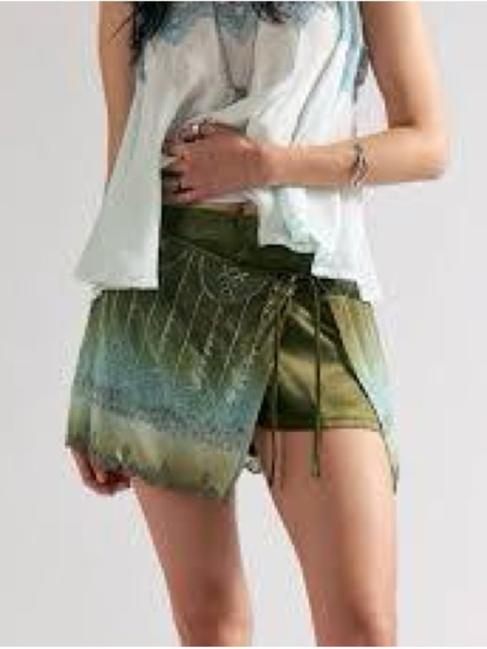 FREE PEOPLE LALA BEADED SKORT